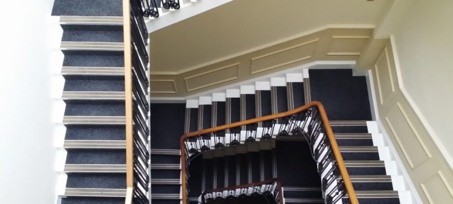 A1 Group - Communal stairs painting – Queens Street, New Town, Edinburgh