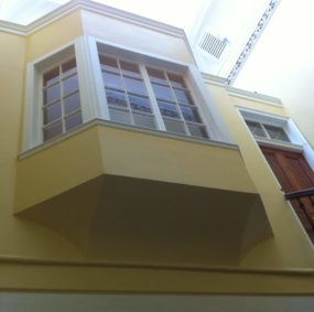 A1 Group - Communal stairs painting – Northumberland Street, New Town, Edinburgh