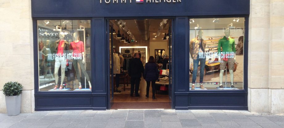 A1 Group - Commercial painting and decorating – Tommy Hilfiger, Multrees Walk, Edinburgh